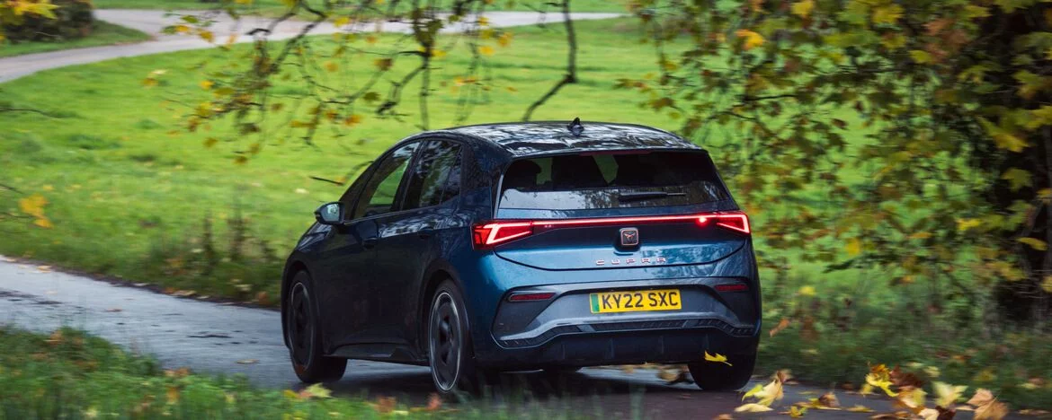 2022 Cupra Born V3 driving