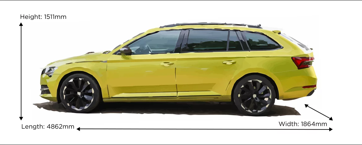 Skoda Superb Sportline Plus Estate Dimensions