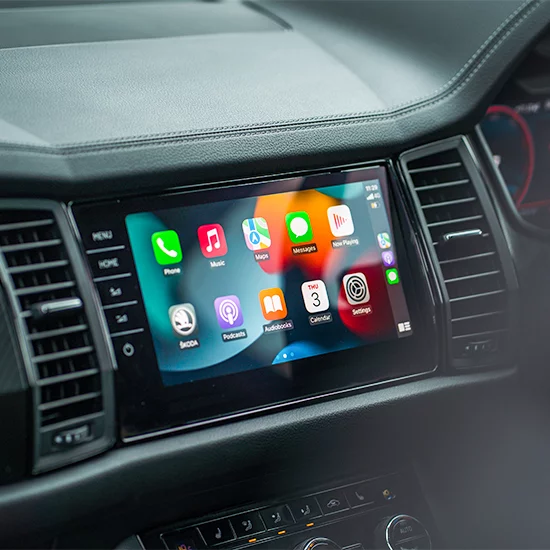 Apple CarPlay in a Skoda Kodiaq