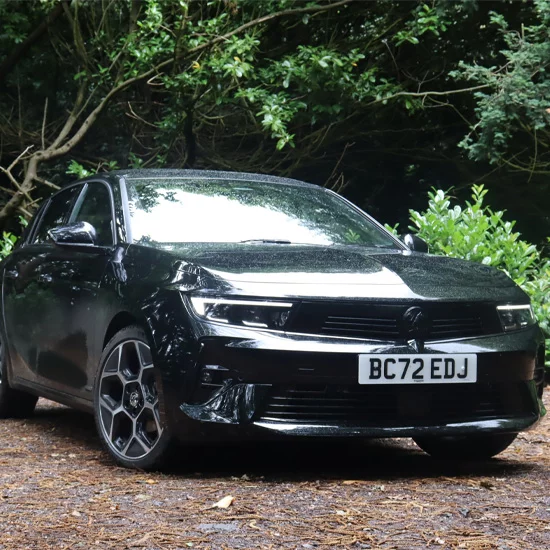 Vauxhall Astra Ultimate in woodland forest